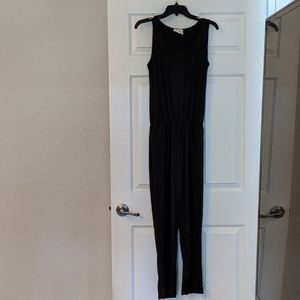 Black tank jumpsuit, size M